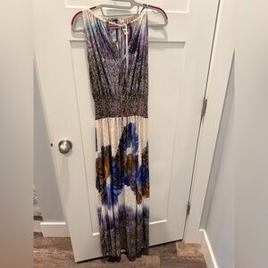 Shoreline Wear Plus Size Maxi Dress L XL Multicolor Sleeveless Stretch
